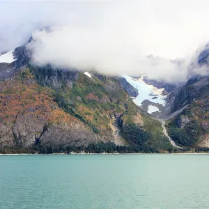 Glacier of the Kenai Peninsula from water