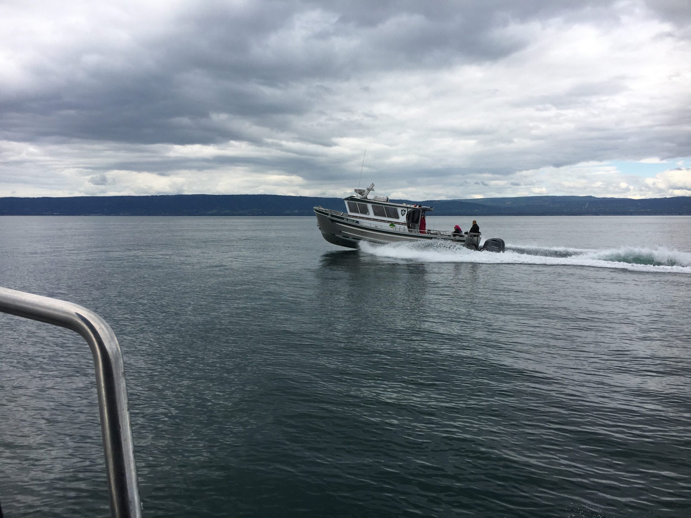 a boat on a body of water