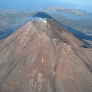 Volcano from the air