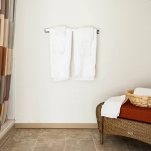 a bedroom with a bed and a mirror