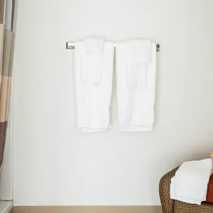 a room with a sink and a mirror