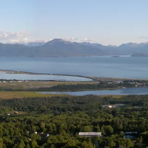 Homer Alaska Spit from a distance