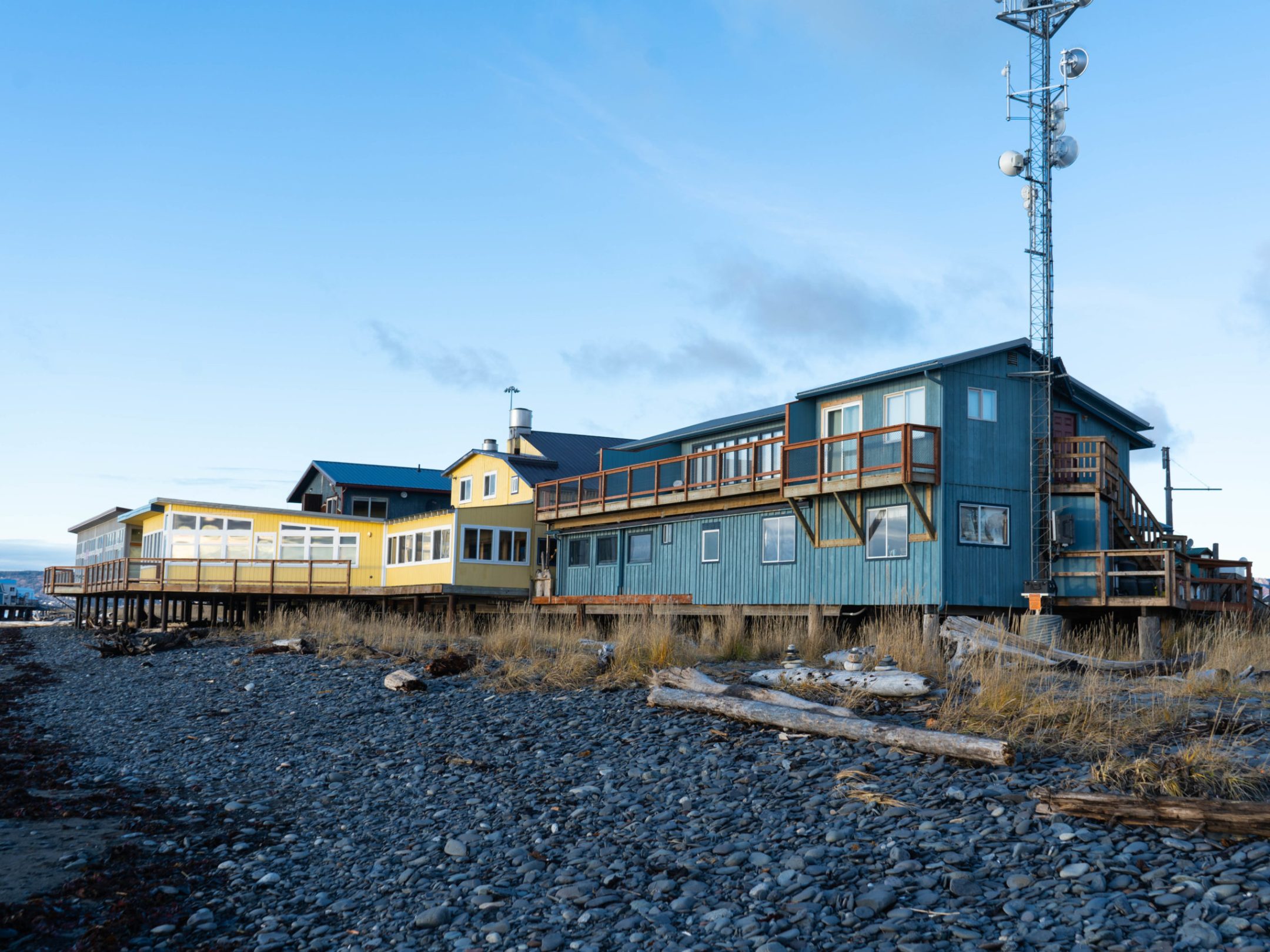 a train on a steel track